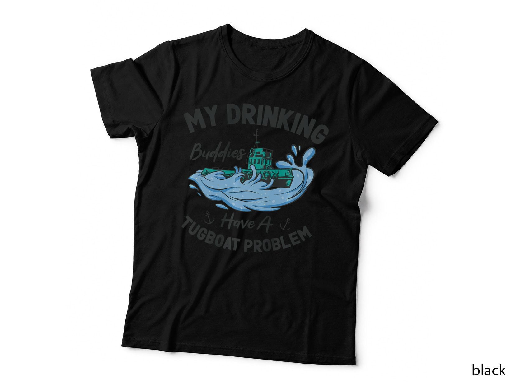 Tugboat Captain Sailing Boating Funny Tug Boat Owner T-Shirt