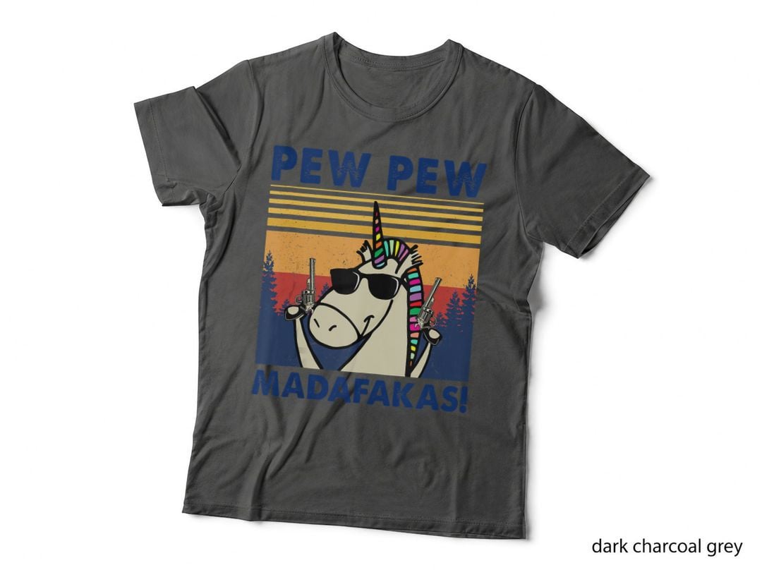 Unicorn Pew Madafakas Vintage Funny Unicorn Lovers Gift T-Shirt