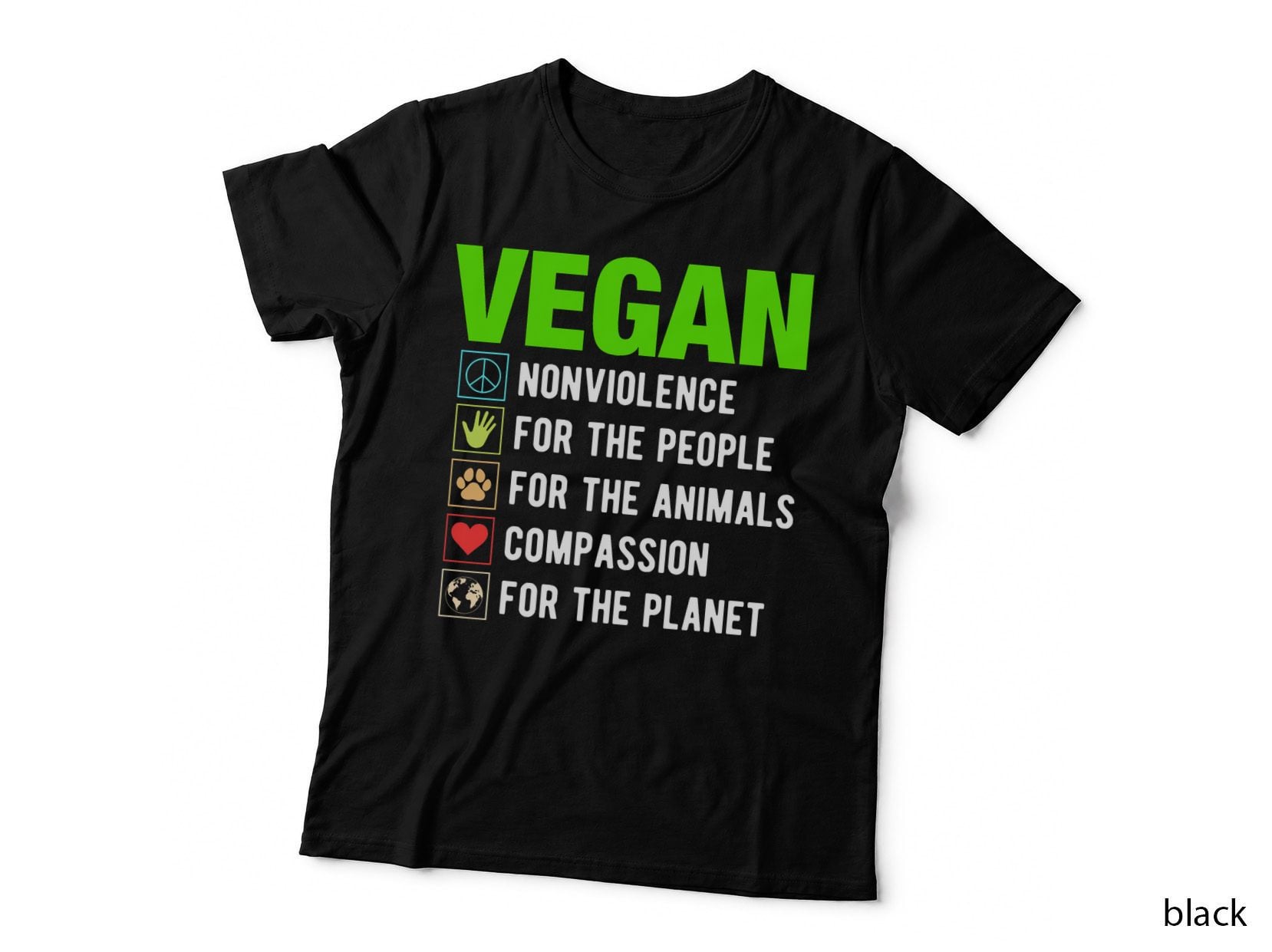 Vegan for Everything Planet Earth Day Funny Vegetarian T-Shirt