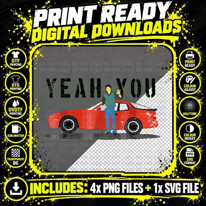 Yeah You Sixteen Funny Candles T-Shirt Png SVG Digital Bundle