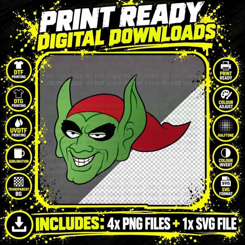 Boys (Green Goblin) T-Shirt Png SVG Digital Bundle