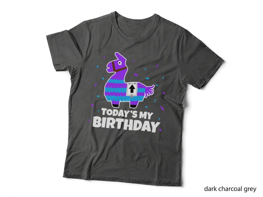 Cute Birthday Llama T-Shirt Funny Birthday Animal Party T-Shirt