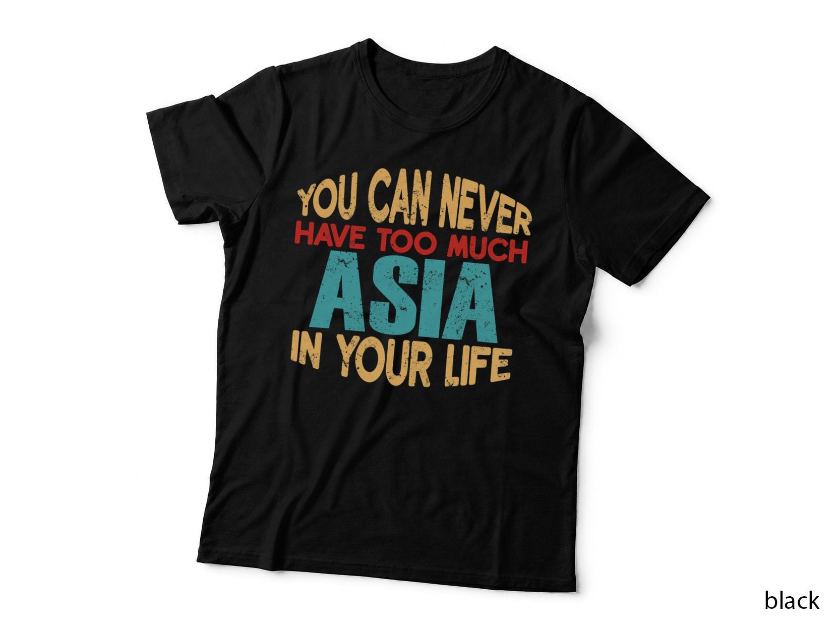Funny Asia Personalized Tshirt First Name Joke Item T-Shirt