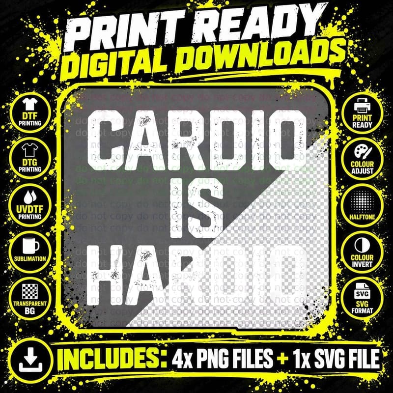 Funny Workout Mens Exercise Joke Quote Novelty Gift Png SVG Digital Bundle
