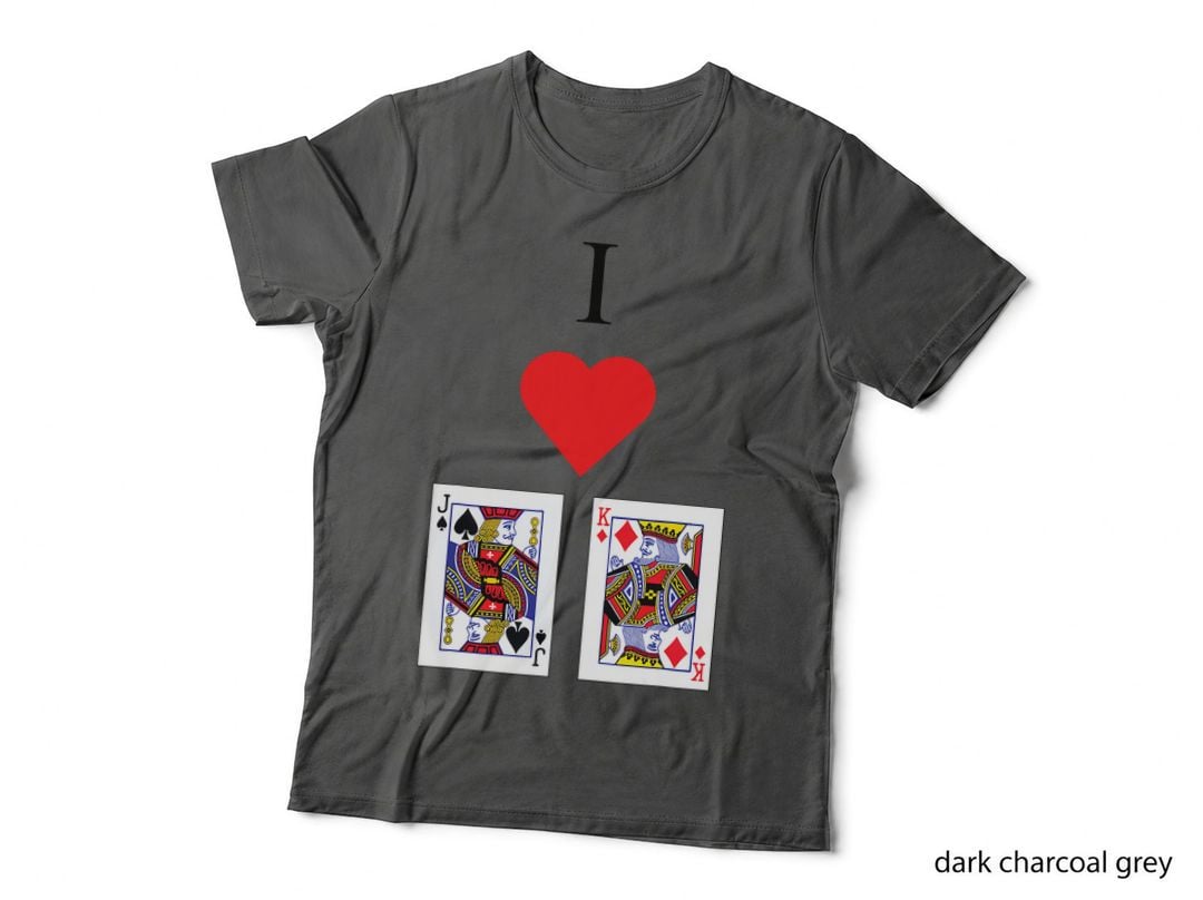 I Love Jack King off Funny Poker Joke for Card Lover T-Shirt