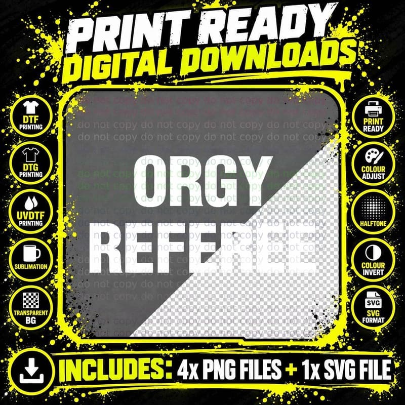 Orgy Referee Shirt Adult Humor Swinger Group Sex Freak Png SVG Digital Bundle