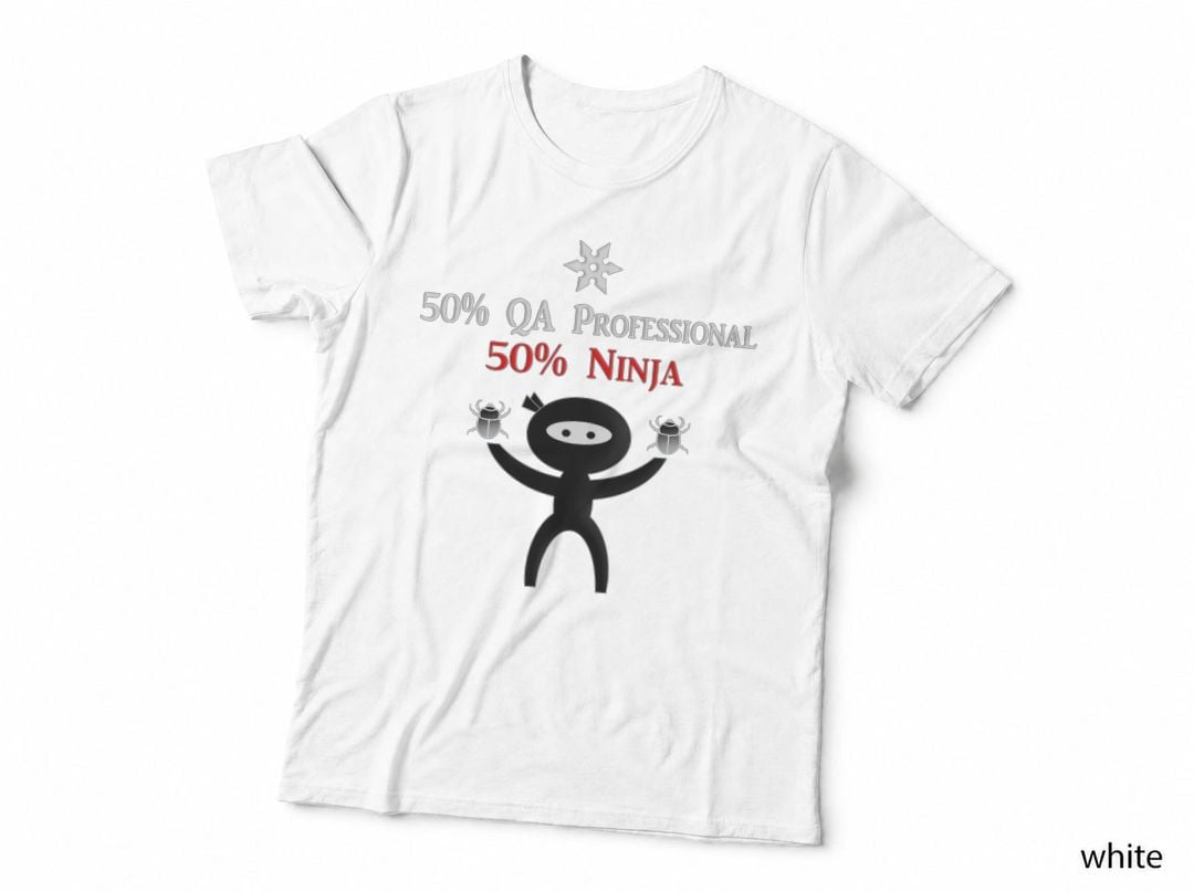 Quality Assurance QA Ninja Funny QA Engineer QA Tester T-Shirt