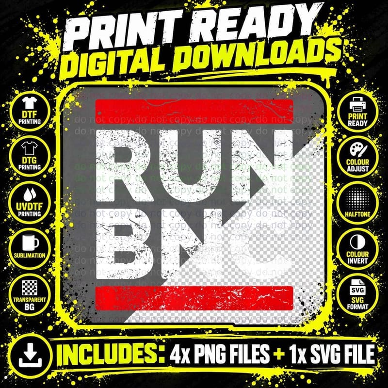 Sound Guy RUN BNC Funny Audio Engineer Humor Sound Png SVG Digital Bundle