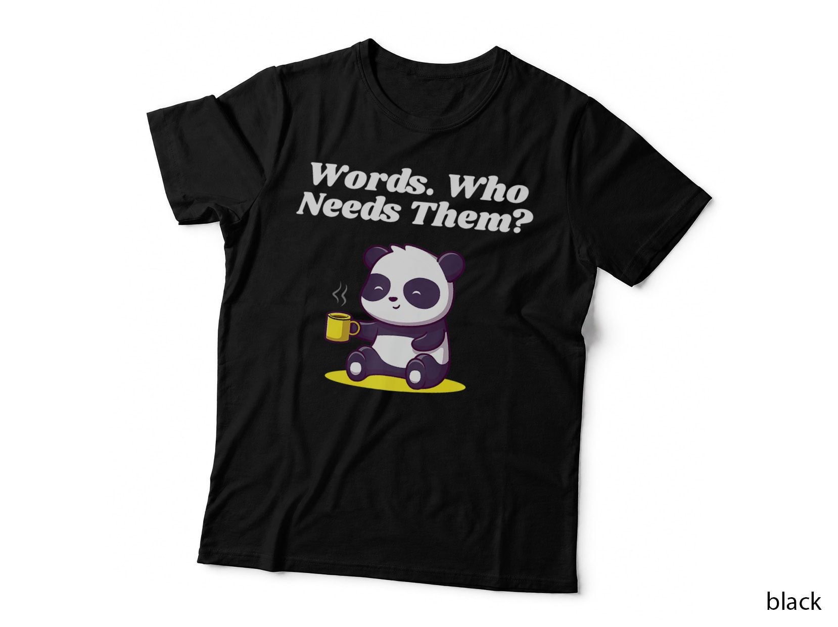 Words Who Needs Them Introvert Nerd Antisocial Weird Funny T-Shirt