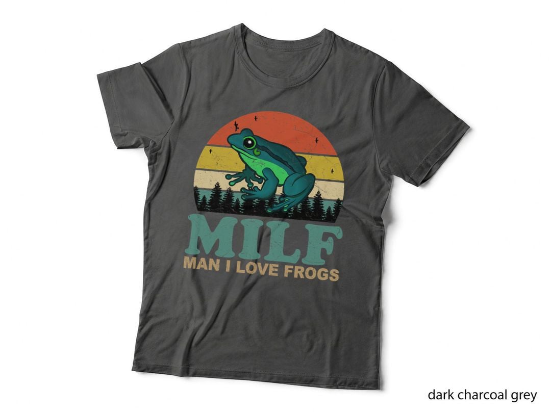 MILF-Man I Love Frogs Funny Saying Frog-Amphibian Lovers T-Shirt