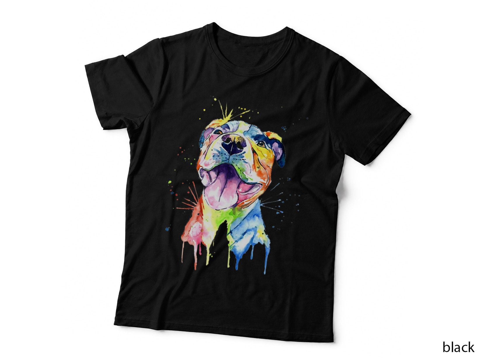Pit Bull Artistic Funny Pibble Cute Sweet Gift Birthday T-Shirt