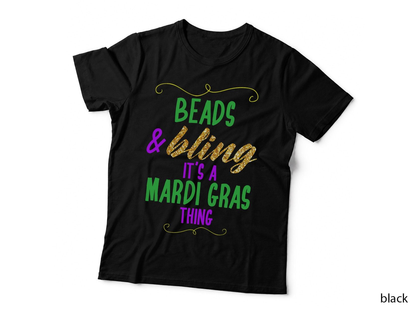 Beads & Bling It's a Mardi Gras Thing Cool T-Shirt