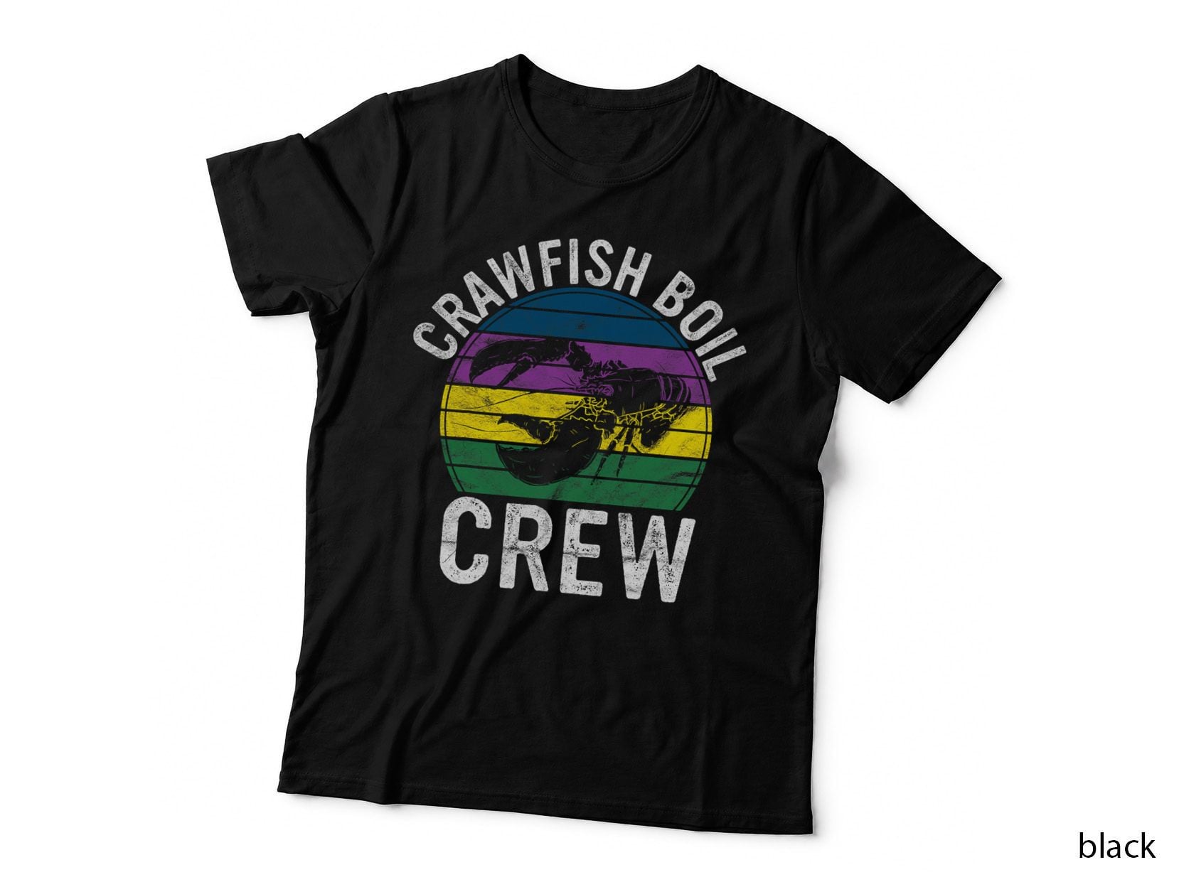 Crawfish Boil Crew Gift Mardi Gras Masquerade Crab Costume T-Shirt