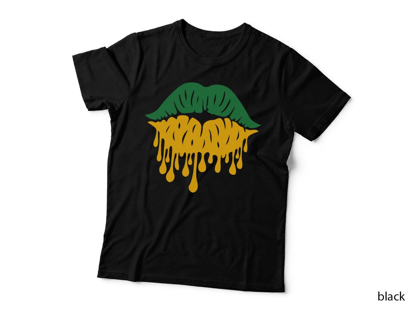 Dripping Lips with Wings Mardi Gras T-Shirt, Mardi Gras Graphic Tee