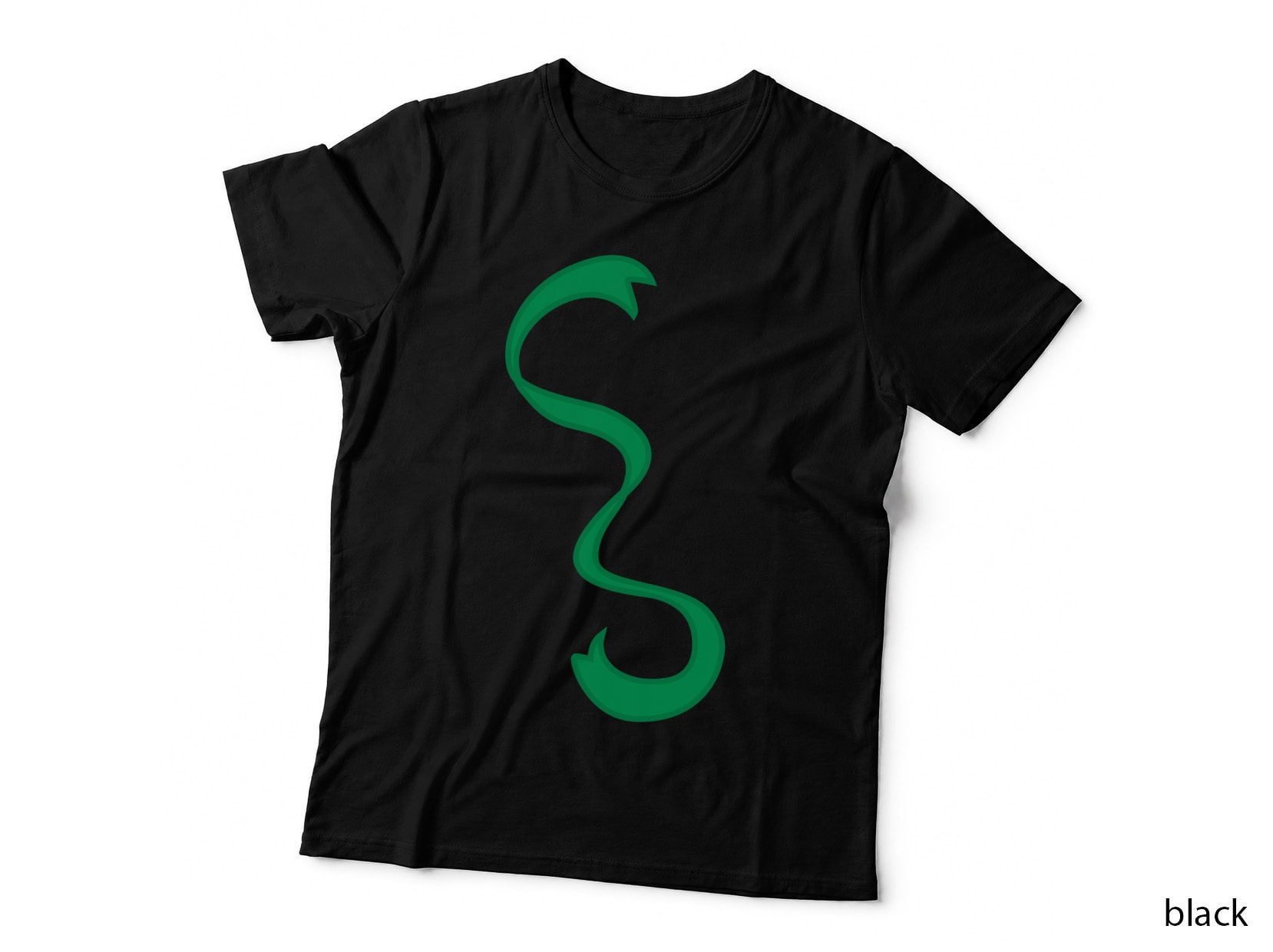 Green S-Shaped Arrow Mardi Gras T-Shirt, Mardi Gras Graphic Tee