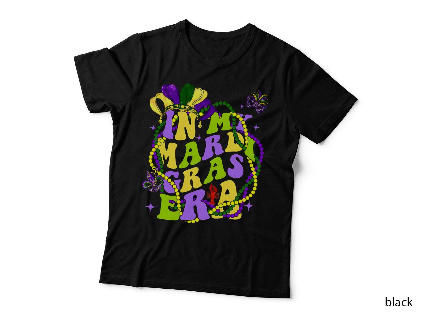 In My Mardi Gras Era Heart Fleur-De-Lis Symbol Festival T-Shirt