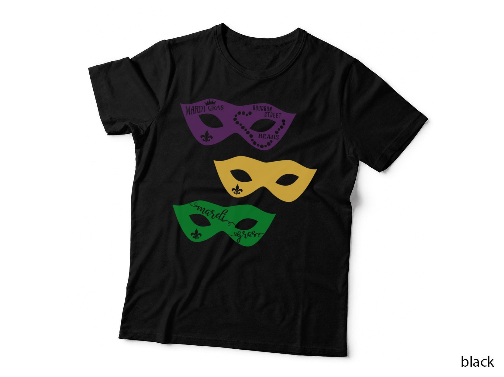 Mardi Gras Bourbon Street Beads Mardi Gras T-Shirt