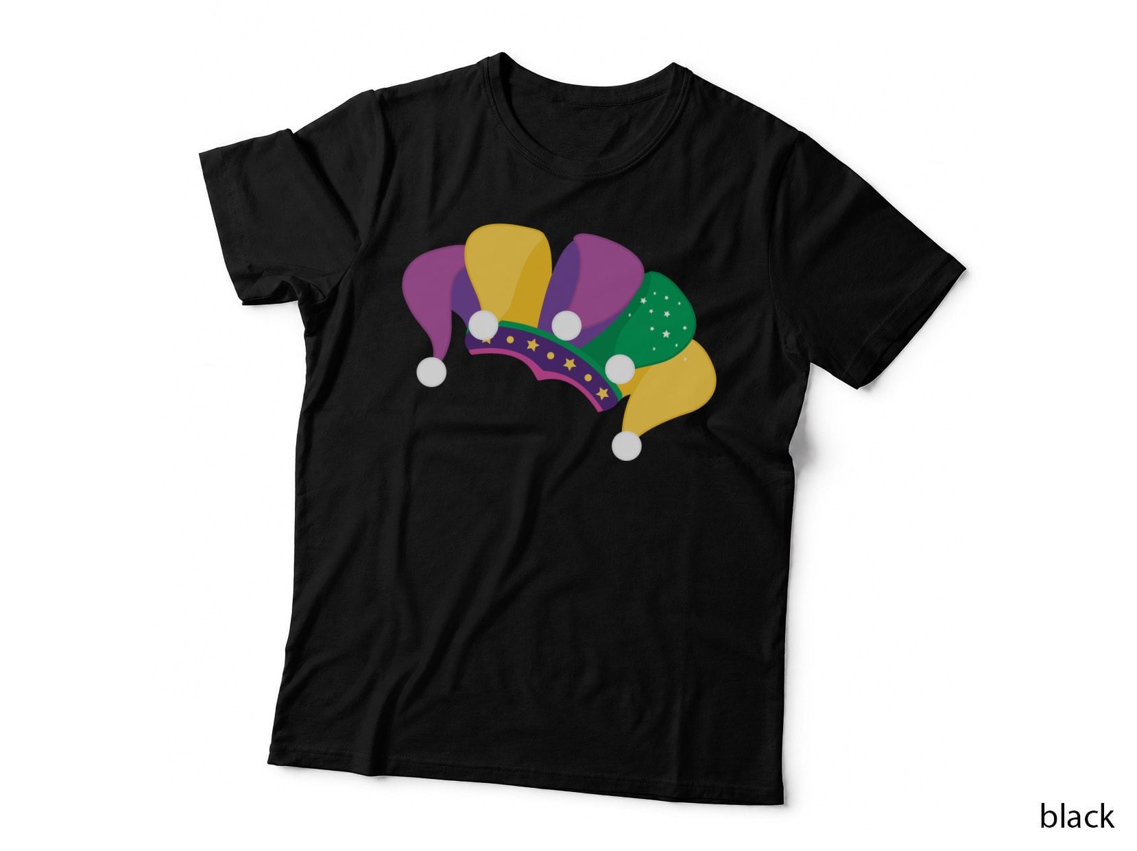 Mardi Gras Jester Hat Party Mardi Gras T-Shirt, Mardi Gras Graphic Tee