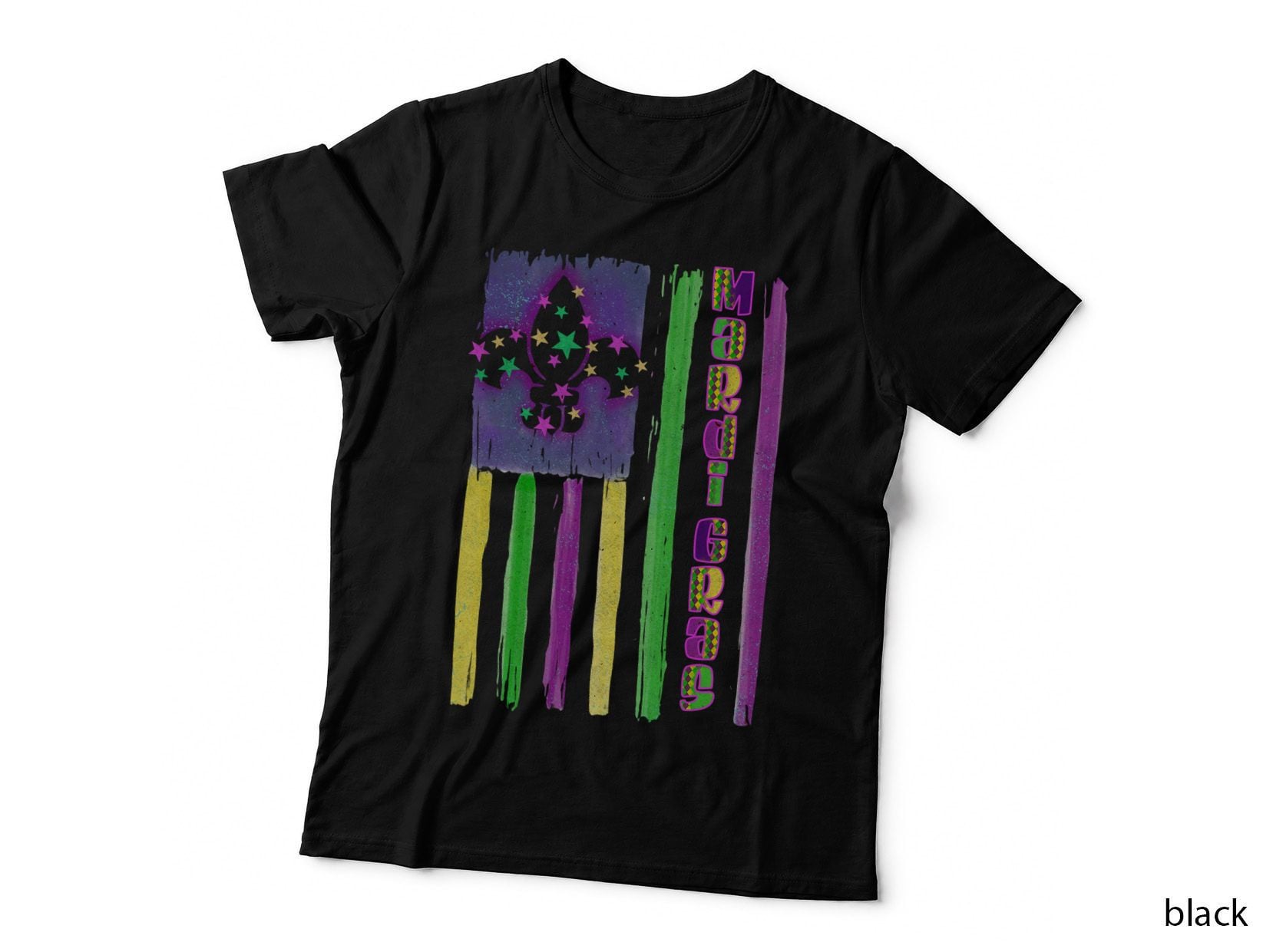 Mardi Gras Mardi Gras T-Shirt, Mardi Gras Fleur De Lis Graphic Tee
