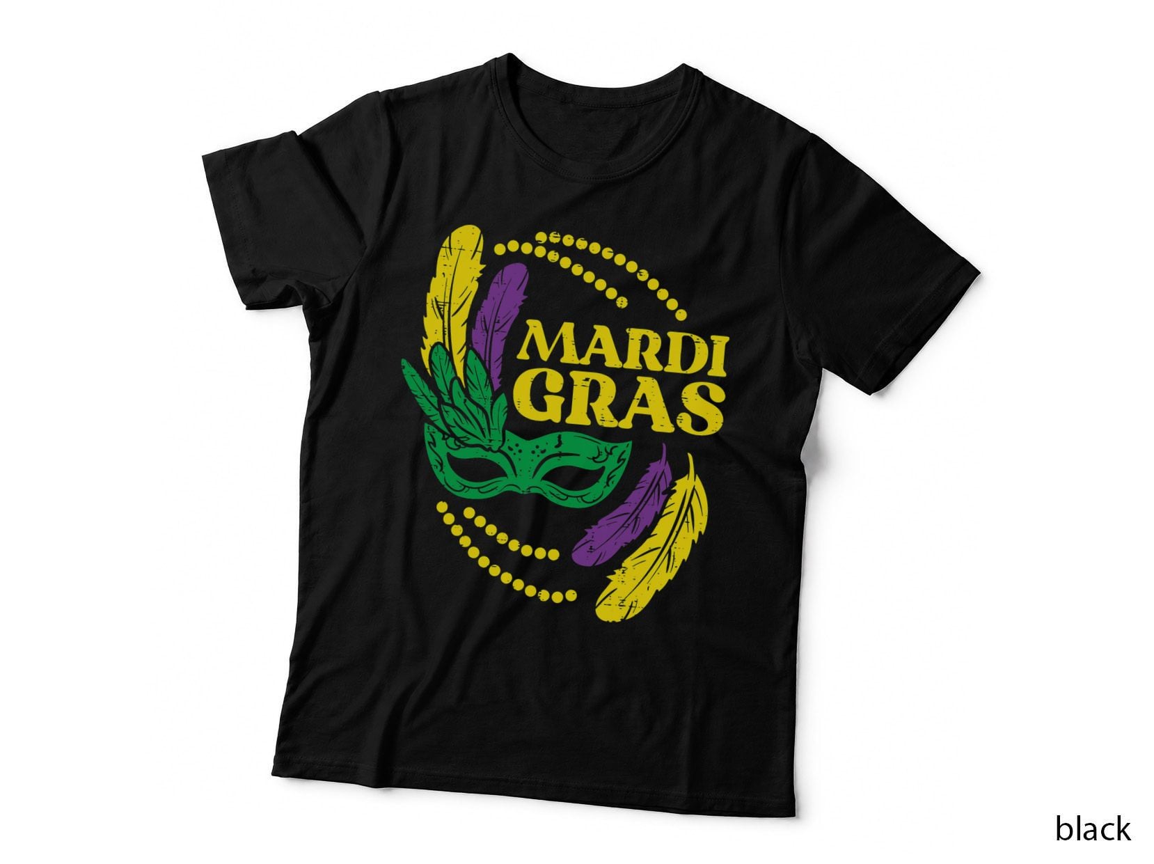 Mardi Gras Mask Louisiana NOLA Mardi Gras Women Men Kids T-Shirt