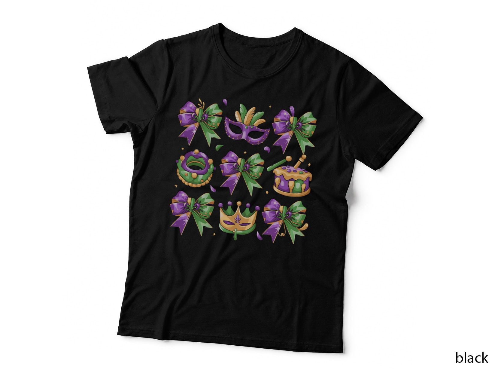 Mardi Gras Party Accessories Mardi Gras T-Shirt, Mardi Gras Graphic Tee