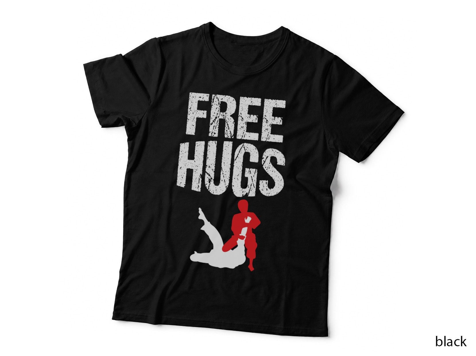 Cute Free Hugs Jiu Jitsu BJJ Martial Arts T-Shirt