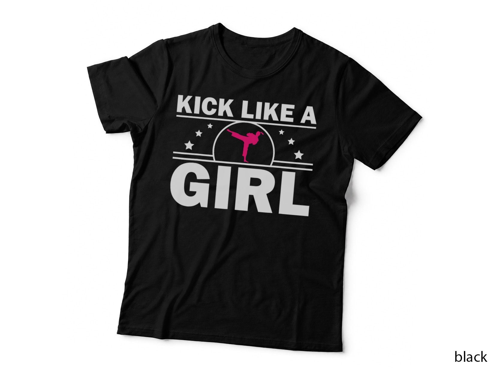 Cute Karate Design for Girls Women Kids Martial Arts Kung Fu T-Shirt