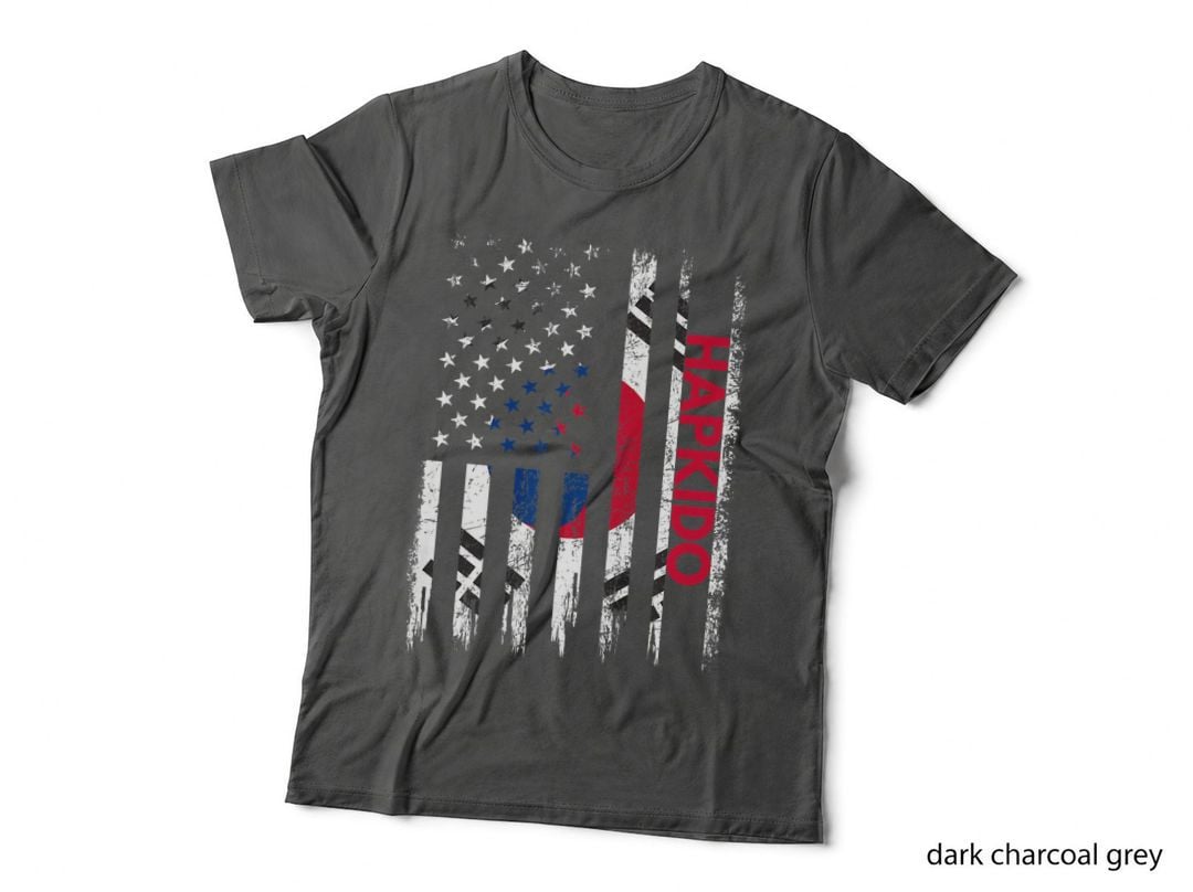 Hapkido Karate Martial Arts Training Korean Flag, Martial T-Shirt