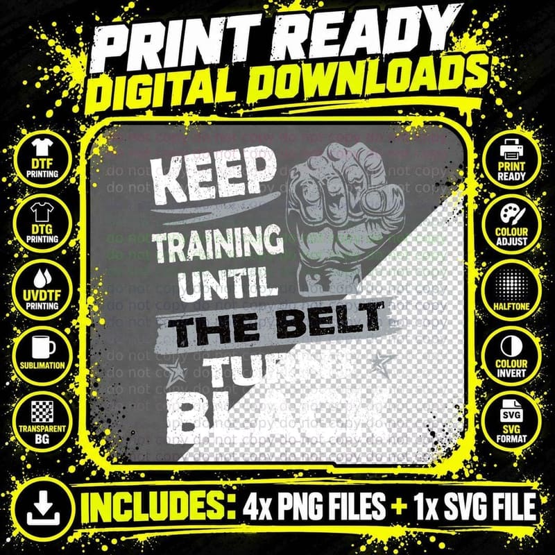 Martial Arts Judo Karate Jiu Jitsu Taekwondo Kendo Png SVG Digital Bundle