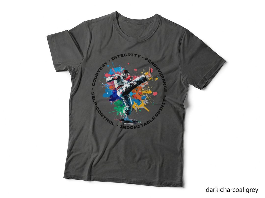 Taekwondo Tenets Tae Kwon Do Martial Arts Kick T-Shirt