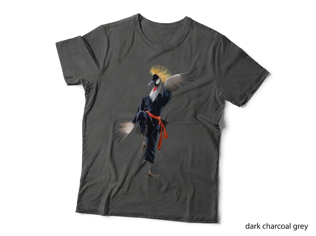Top China White Crane Martial Arts Design - Kung Fu Style T-Shirt