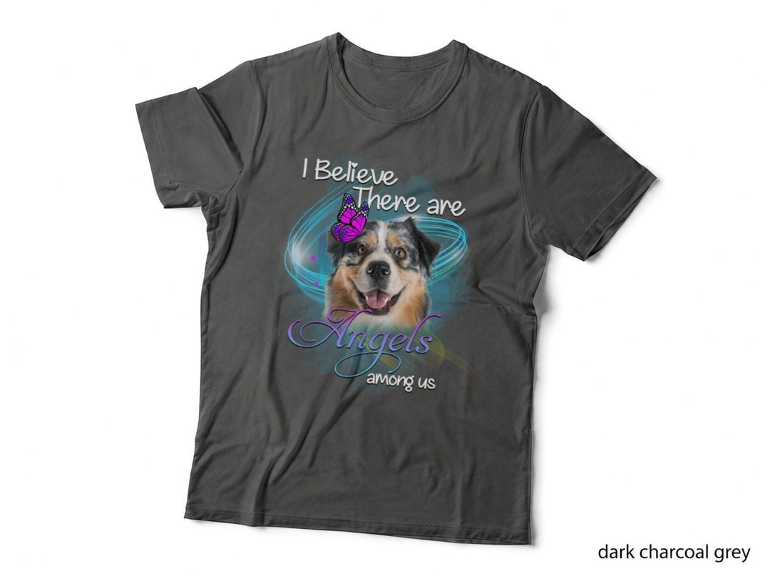 Australian Shepherd Angel T-Shirt, Inspirational Quote, Pet Lover Apparel