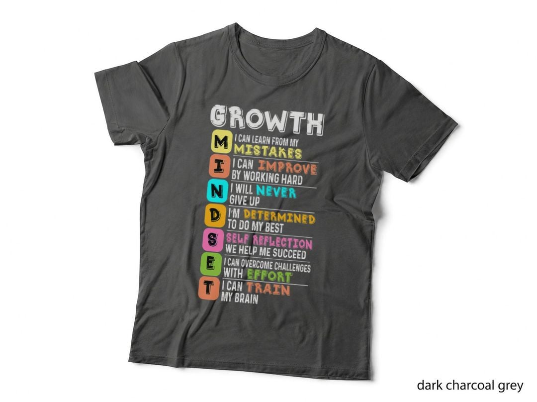 Growth Mindset Positive Quote Motivation Inspiration Happy T-Shirt