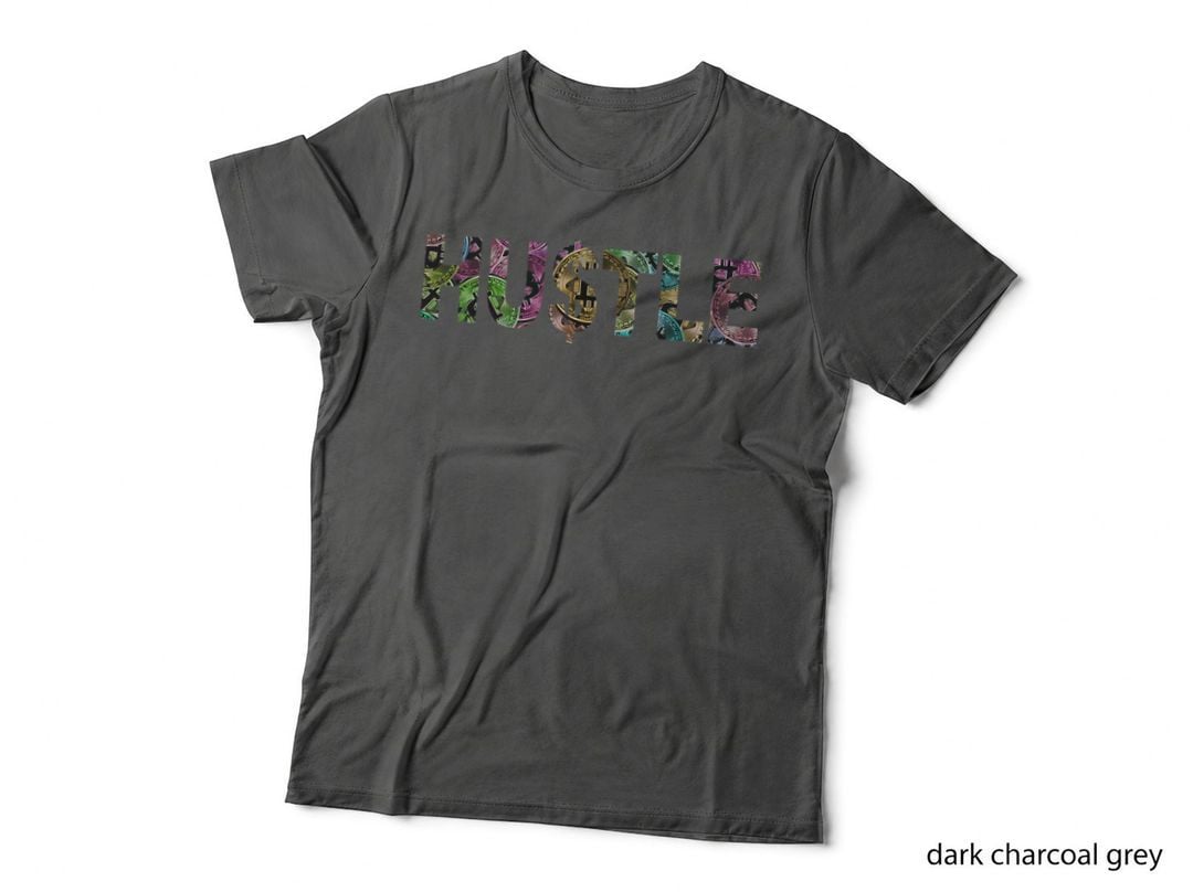 Hustle Bitcoin - Cryptocurrency - USD Dollar T-Shirt