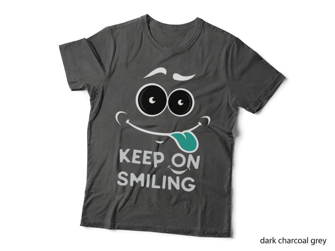 Keep on Smiling T-Shirt, Inspirational Quote, Positive Vibes
