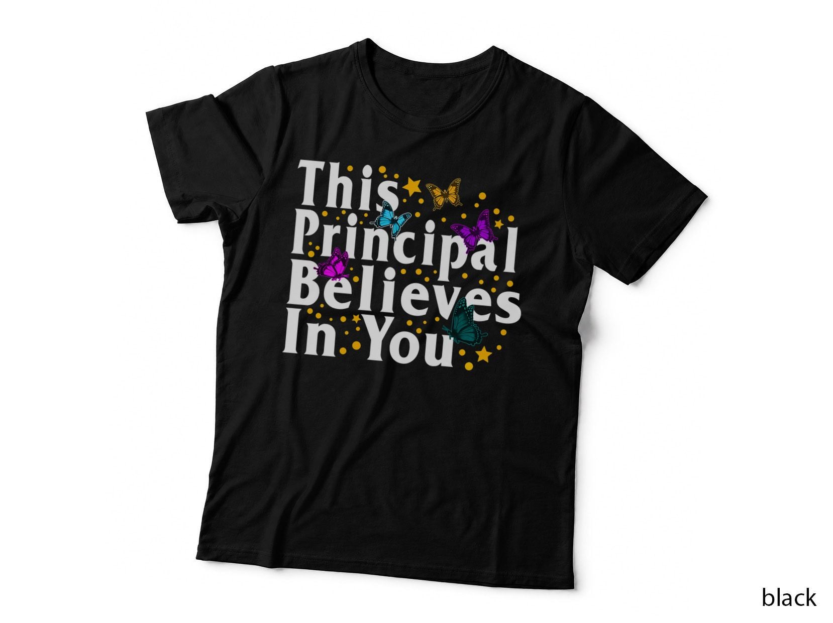 Positivity This Principal Believes in You Growth Mindset Tea T-Shirt
