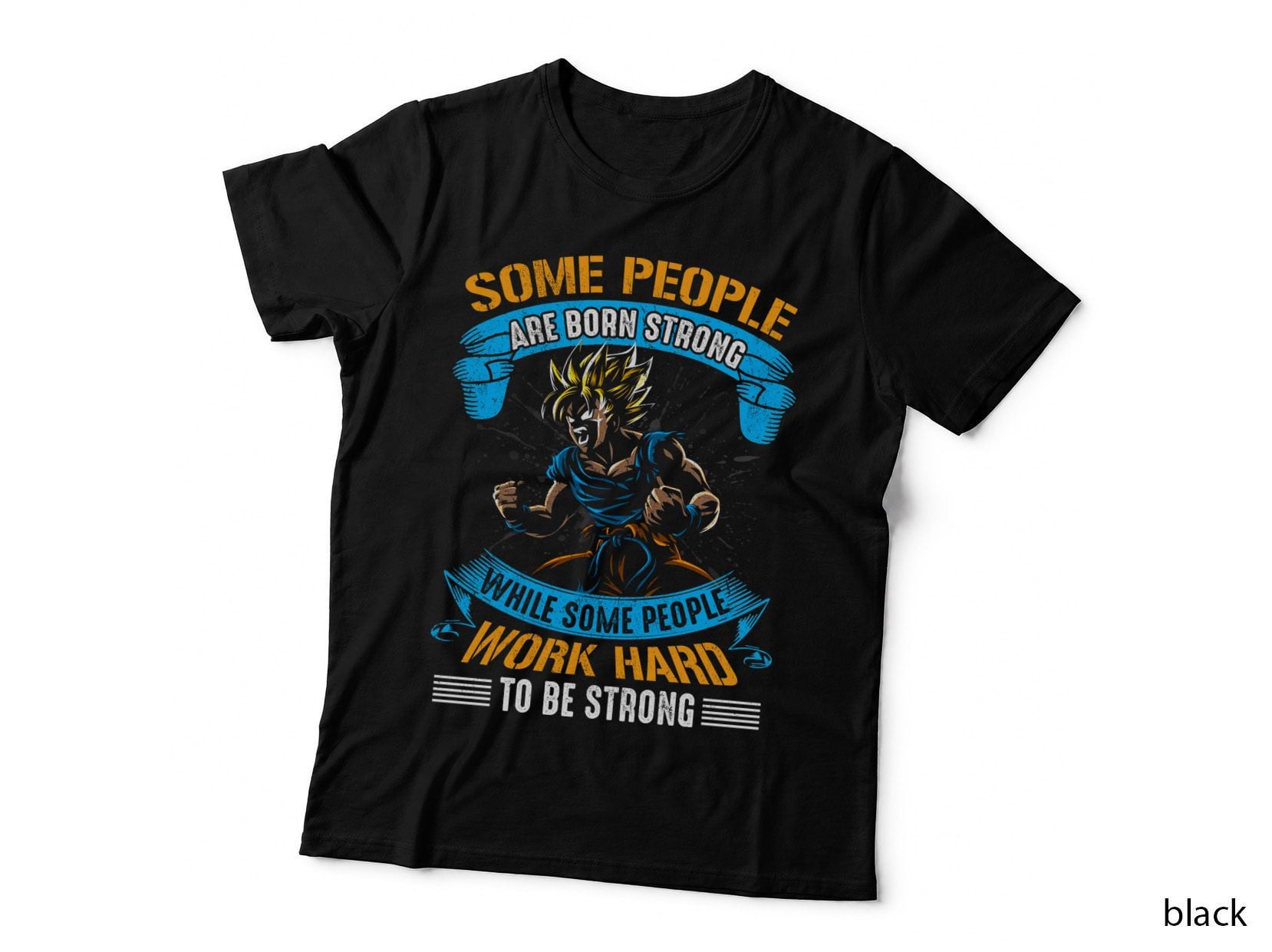 Work Hard to Be Strong T-Shirt, Motivational Typography, Fitness Enthusiasts