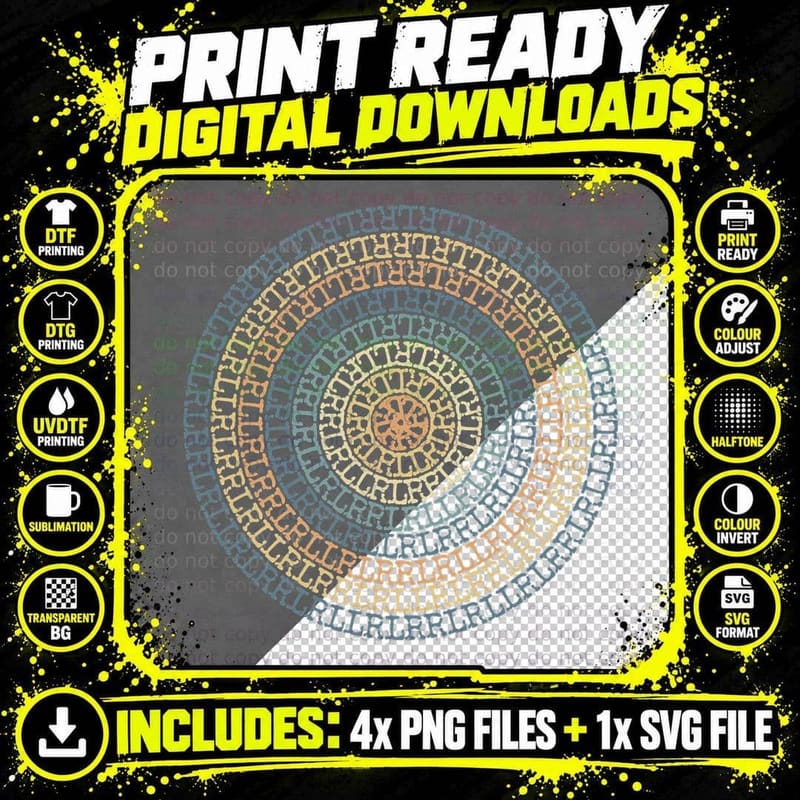 Paradiddle Variations Drummer T-Shirt Png SVG Digital Bundle