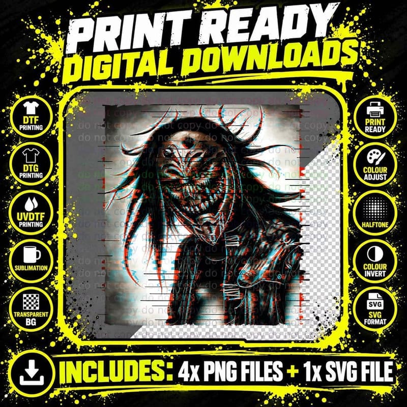 Goth Aesthetic Grunge Occult Emo Satanic Death Metal Png SVG Digital Bundle