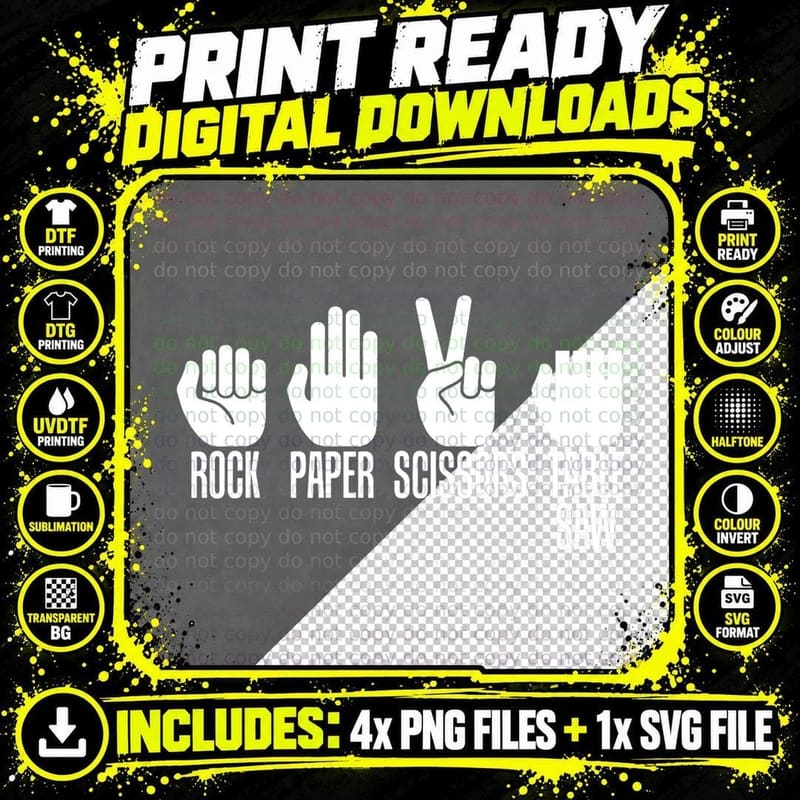 Carpenters Shirt Rock Paper Scissor Table Saw Carpentry Png SVG Digital Bundle