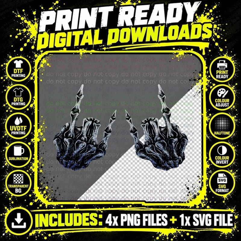 Rock on Band Tees - Rock and Roll Concert Graphic T-Shirt Png SVG Digital Bundle