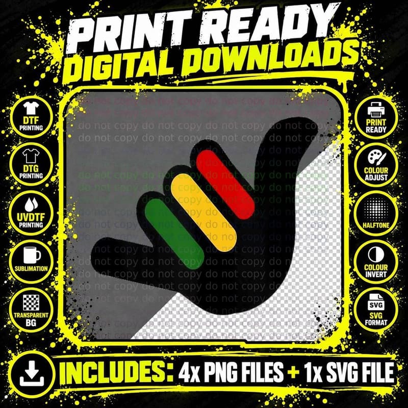 T-Shirt Rasta Reggae Jamaica Tee, Music Band Fan T-Shirt Png SVG Digital Bundle