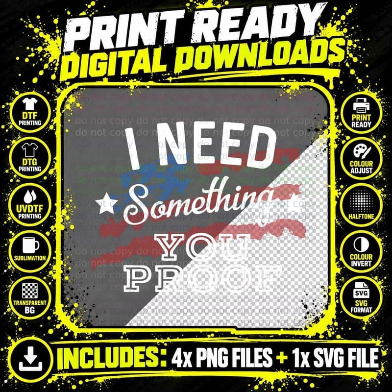 I Need Something You Proof Country Music Song Lyrics Png SVG Digital Bundle