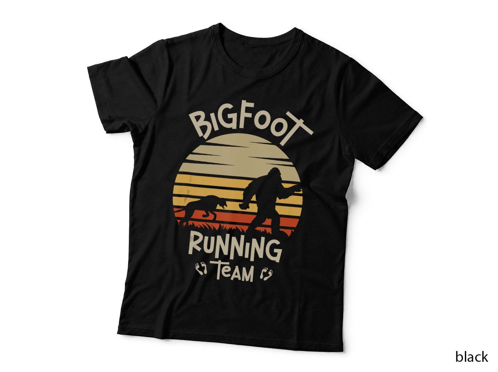 Bigfoot Running Team Yeti Sasquatch, Runner T-Shirt