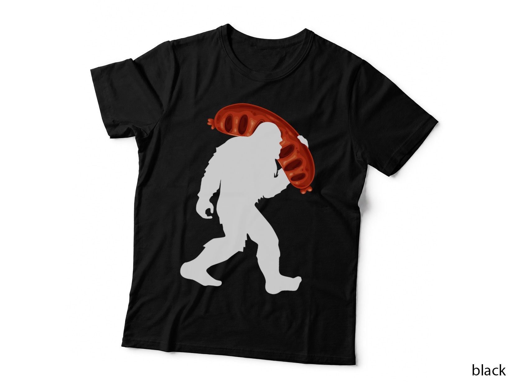 Bigfoot Sausage Oktoberfest Costume Cool Sasquatch Bavarian T-Shirt