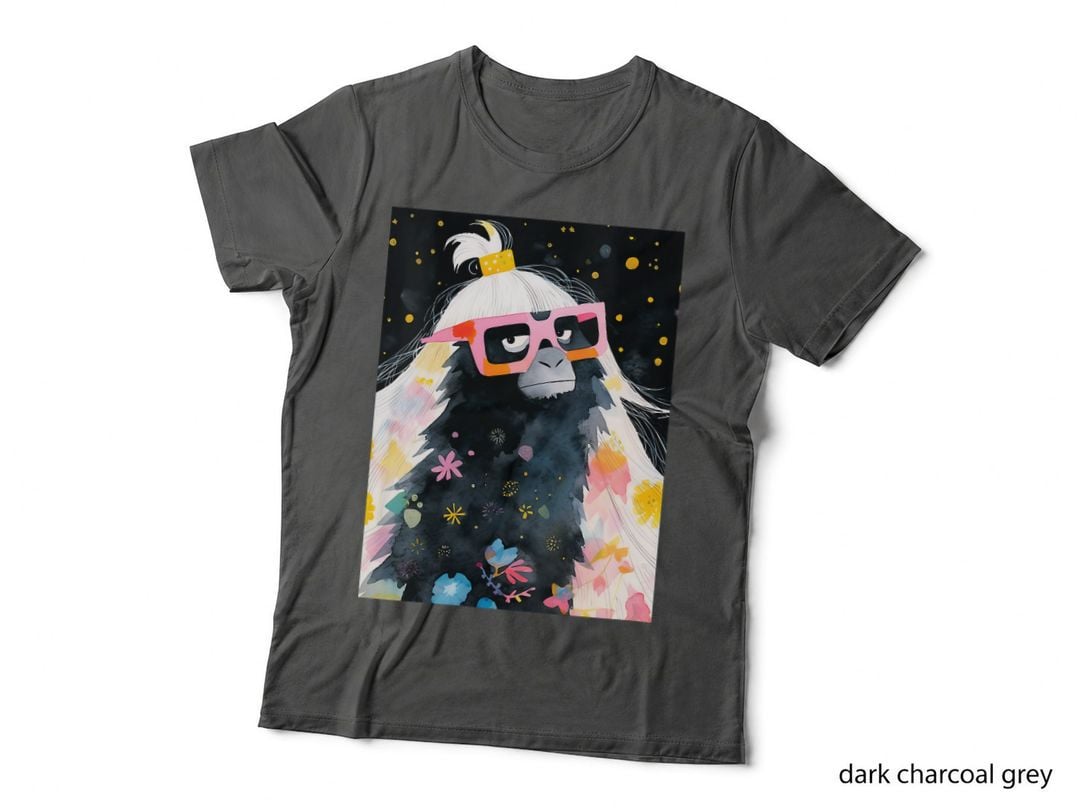 Bigfoot's Bestie - a Cryptid Companion - Female Sasquatch T-Shirt