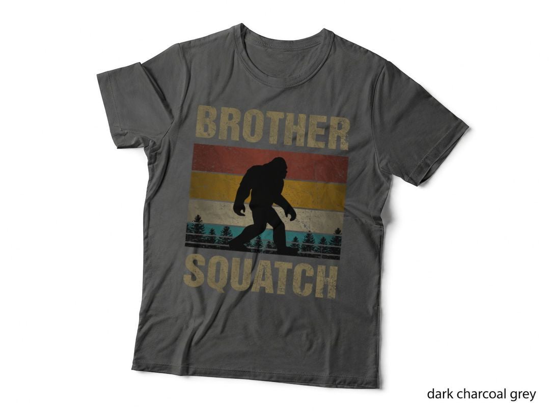Brother Squatch Bigfoot Brother Sasquatch Yeti Family T-Shirt