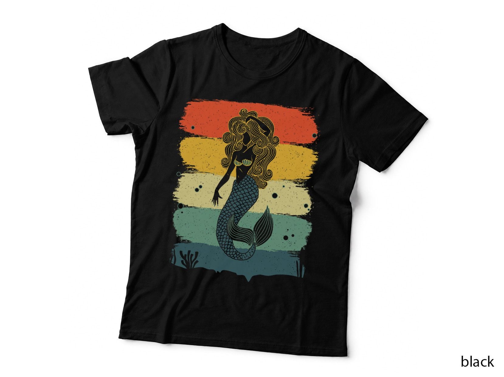 Cool Mermaid for Girls Kids Women Under Sea Mermaids Merman T-Shirt