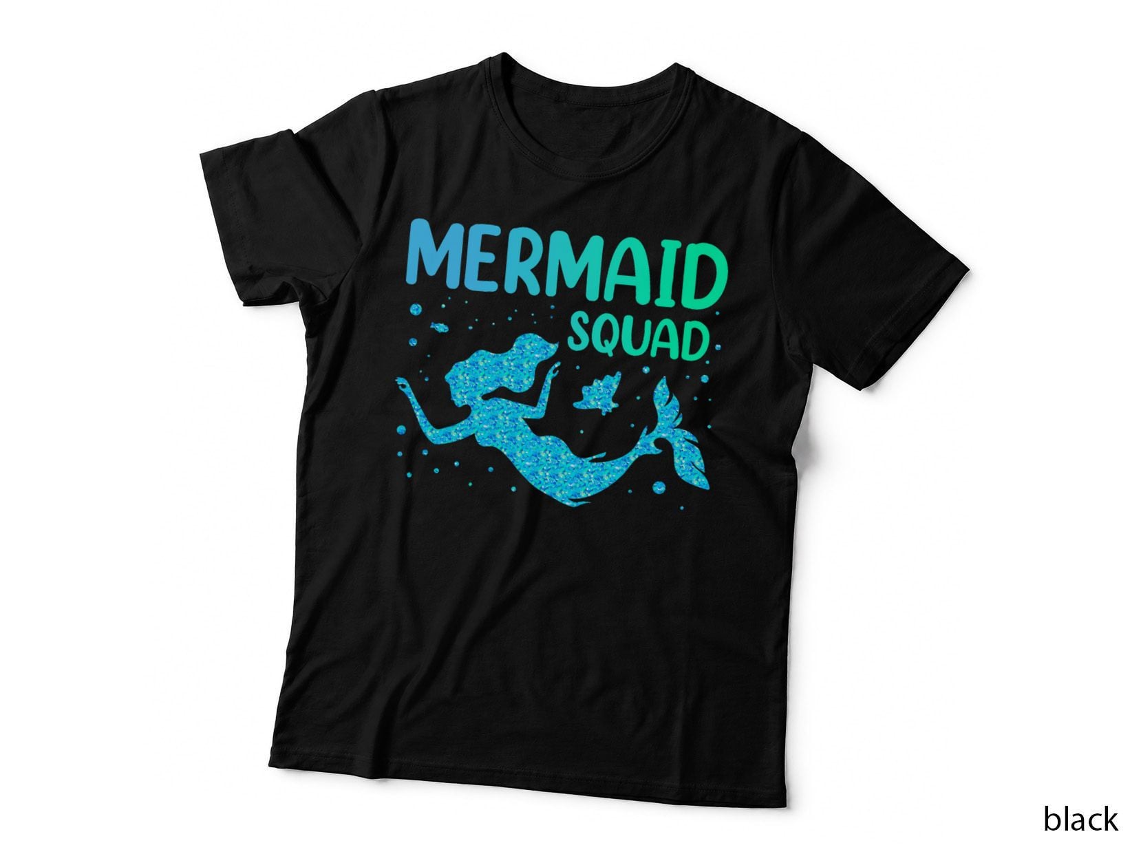 Mermaid Lover Mermaid Family Matching Mermaid Squad T-Shirt