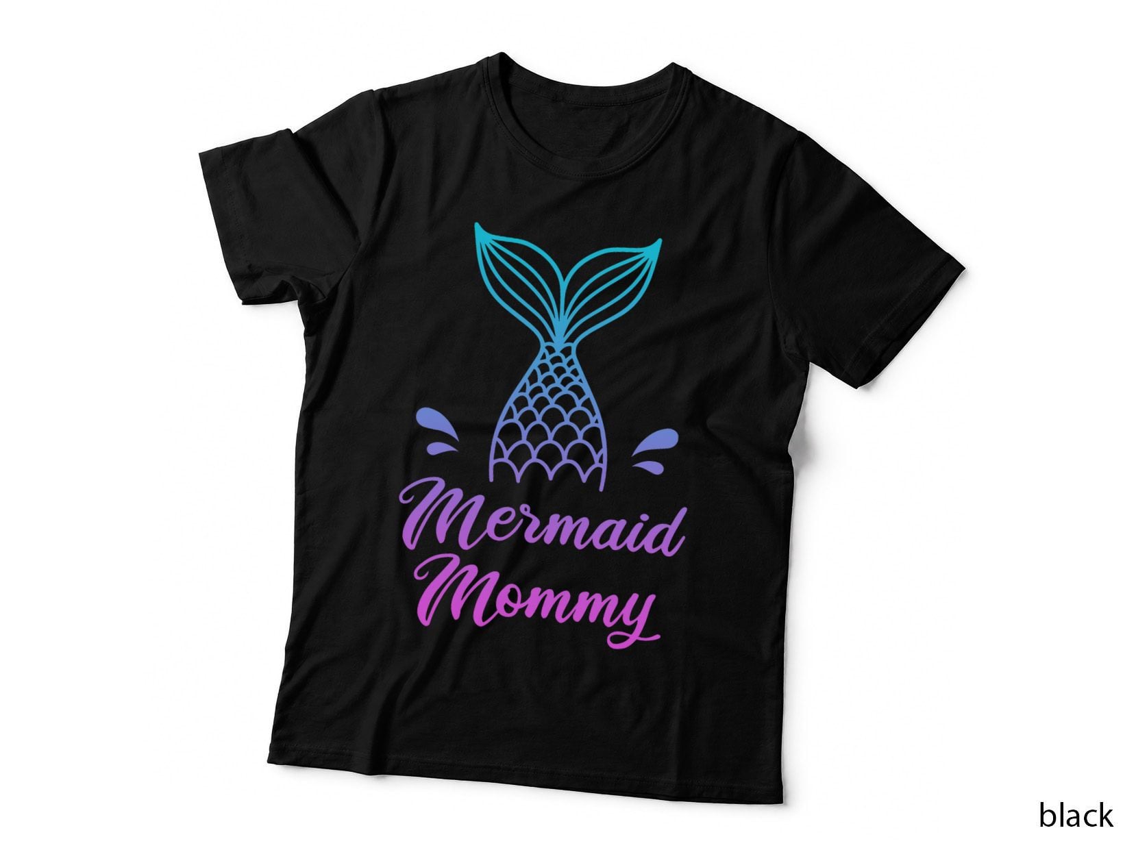Mermaid Mommy Shirt, Mermom Security Apparel Fun Mothers Day T-Shirt